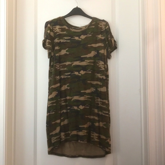 Sanctuary So Twisted T-Shirt Dress in Camouflage Print - Picture 5 of 7